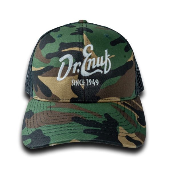 Dr. Enuf Camo Trucker Hat - Image 3