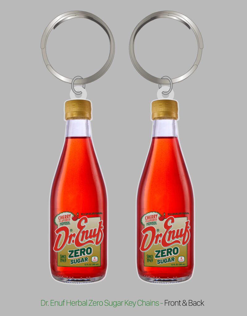 Dr. Enuf Herbal Zero Sugar Key Chain