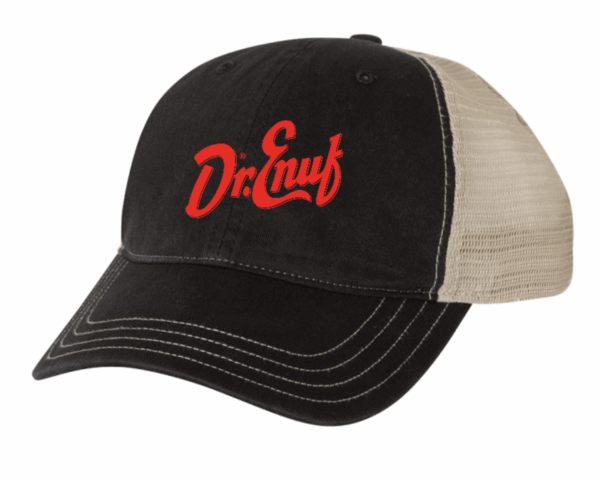 Dr. Enuf Black and Tan - Trucker Hat