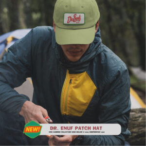 Dr. Enuf Flat Bill Hat - With Official Dr. Enuf Patch
