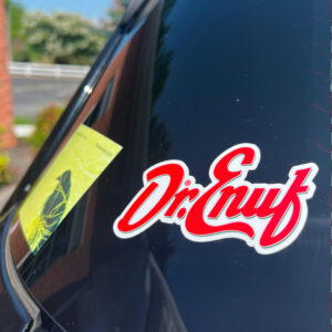 Dr. Enuf Logo Stickers
