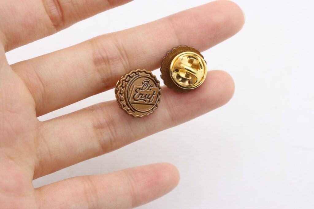 Retro 1949 Dr. Enuf Bottle Cap Enamel Pin