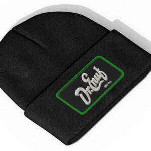 Dr. Enuf Black Winter Knit Hat