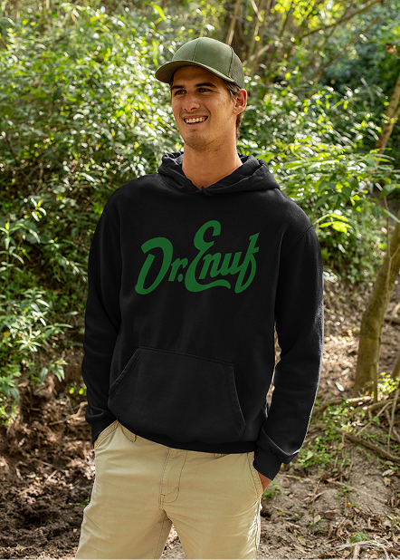 Dr. Enuf Black and Green Hoodies