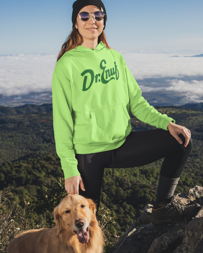 Dr. Enuf Neon Green Hoodie