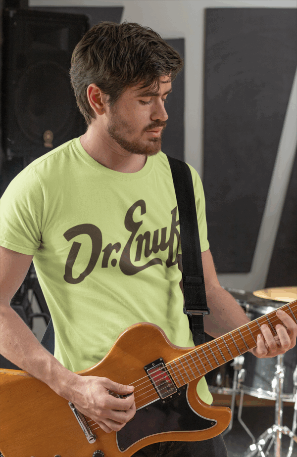 Dr Enuf Mountain Green Tee Shirt