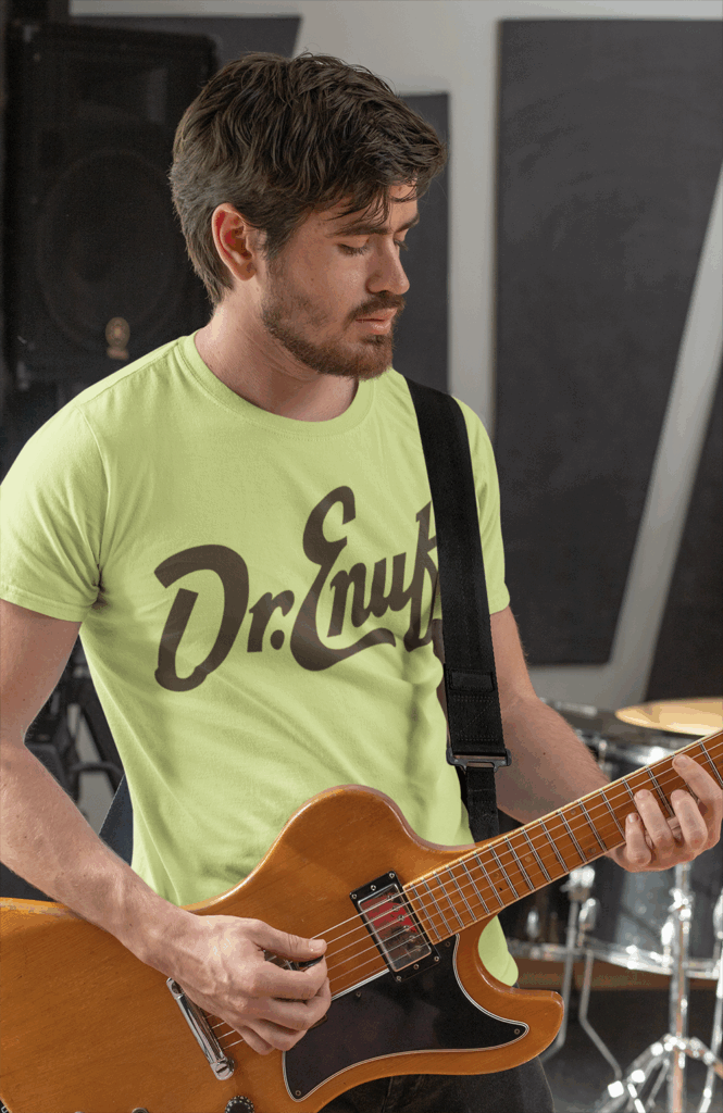Dr Enuf Mountain Green Tee Shirt