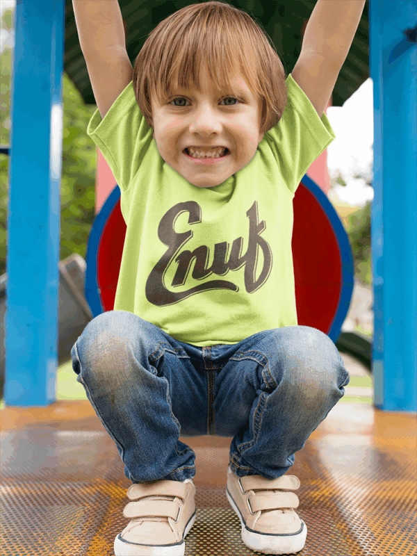 Youth Size - Pistachio Enuf is Enough Tee