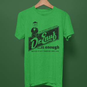 Dr. Enuf Antique Green Original Logo Shirt