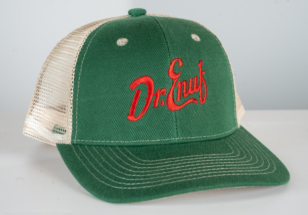 Green + Tan Trucker Hat